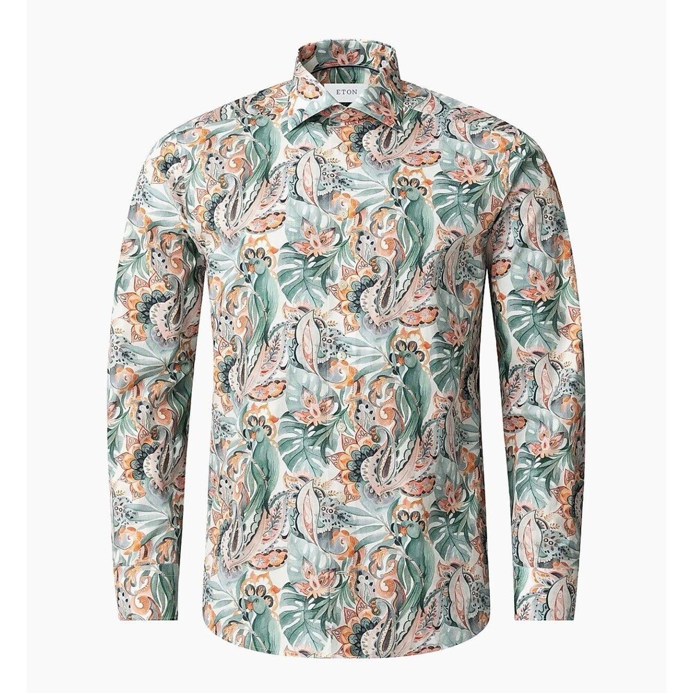 Eton Slim Fit Floral Shirt
